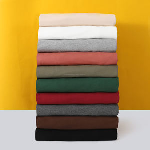 Sweat à capuche surdimensionné de luxe 320 g/m² Sweat à capuche pour homme 100 % coton Pull à capuche uni en molleton français - Product Image 2