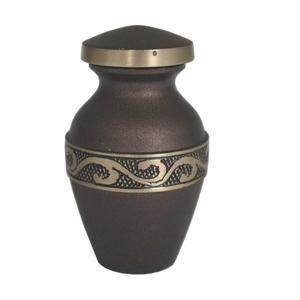 Urnes funéraires de crémation pour cendres d'adultes les plus vendues Urnes de cendres de finition en émail Urnes de crémation en métal en laiton - Product Image 6