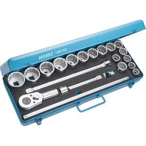 Hazet <b>12</b>-<b>Point</b> Square Short 3/4'' <b>Sockets</b> Set 21-Piece in Inches - Product Image 1