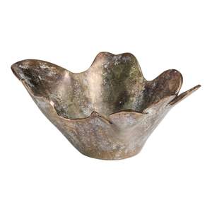 Bol de service décoratif en aluminium avec texture polie conçu pour les hôtels, restaurants, villas et occasions spéciales - Product Image 6