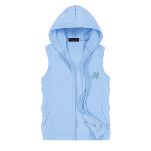 <span class=keywords><strong>Canottiera</strong></span> nera con cappuccio <span class=keywords><strong>canottiera</strong></span> da palestra <span class=keywords><strong>canottiera</strong></span> 100% in cotone Ringspun da lavoro resistente industriale vestibilità comoda - Product Image 4