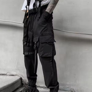 Vêtements techniques pour hommes légers et respirants, personnalisés en gros, en toile, taille mi-haute, multi-poches, streetwear, jogging, entraînement, fitness - Product Image 2