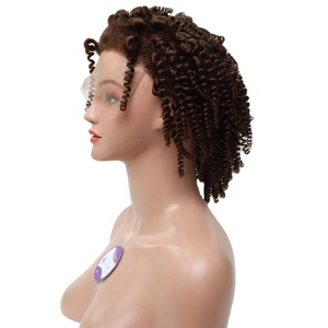 13 Por 4 Todos los patrones Pelucas de cabello humano Frente de encaje Sin pegamento Por cabello vietnamita Peluca frontal de encaje transparente con bebé - Product Image 3