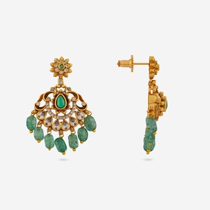 Boucles d'oreilles chandelier de style antique, collection 188815 - Product Image 4