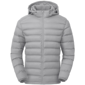 New Custom Logo Hooded Coated Winter Puffer <b>Jackets</b> for <b>Men</b> with <b>Long</b> Sleeves Breathable for Wholesale Price - Product Image 2