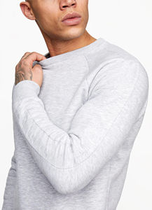 Men's Sweatsuit 100%Cotton Plus Size Long Sleeve <b>Crewneck</b> Tracksuit Set Contrast Color Soft comfort Jogging Casual Sports Suits - Product Image 6