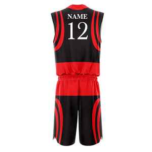 Ensemble d'uniformes de basket-ball sublimés personnalisés en tissu à séchage rapide respirant avec logo de numéro de nom d'équipe pour hommes, femmes et jeunes - Product Image 6