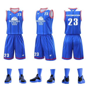 Maillot de basket-ball de bonne qualité avec logo personnalisé, à séchage rapide, uniforme de basket-ball tendance pour le sport, maillot de basket-ball réversible par sublimation - Product Image 3