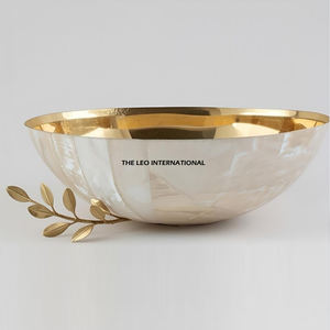 ชามน๊อตโลหะเกรดอาหารที่ใช้ง่ายสะอาดได้รับความนิยมสูงสุดจานสแตนเลสและทองเหลืองสำหรับรับประทานอาหารบ้านร้านอาหารโรงแรมปาร์ตี้ - Product Image 4