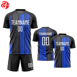 Conception de logo personnalisé Maillot de football de football à séchage rapide Vêtements de sport d'entraînement personnalisés Caractéristiques diverses Vêtements d'uniforme - Product Image 5