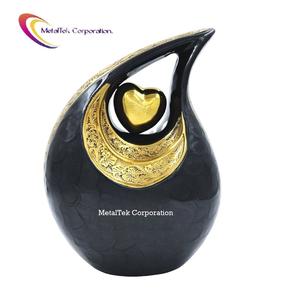 Urna Funeraria Decorativa en Forma de Lágrima para Cenizas de Adultos, Fabricante Mayorista de Urnas y Recuerdos de Metal Estilo Africano - Product Image 1