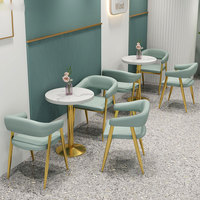 Ensemble Mobilier de Restaurant Table à Manger avec Chaises Mobilier de Café Tables et Chaises de Café Livraison Rapide