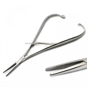 Qualité supérieure 14cm ligne mince Mathieu porte-aiguille Instruments chirurgicaux orthodontiques en acier inoxydable allemand ISO 13485 manuel - Product Image 3