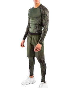 Vêtements de sport Rash Guard à manches longues de couleur unie avec impression de logo personnalisé Vente en gros Rash Guard Dernier design Rash Guard pour hommes - Product Image 6