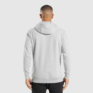 Sweat-shirt à capuche en polaire pour homme, vente en gros par le fabricant, motif uni personnalisé, sweat-shirt d'hiver avec impression sérigraphique - Product Image 2