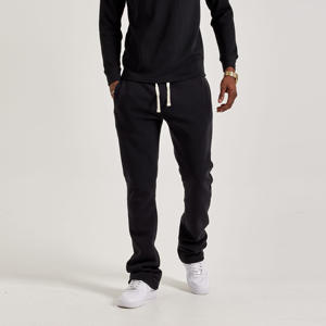 กางเกงจ็อกเกอร์เอวสูงของผู้ชายปักโลโก้แบบลำลองกางเกงวอร์มแถบด้านข้างพร้อมเชือกสำหรับผู้ชาย - Product Image 4