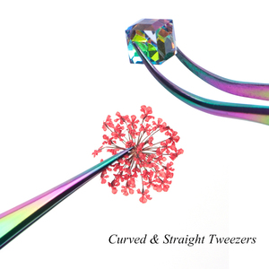 Pince à épiler professionnelle féminine en acier inoxydable pour cils, outils de beauté de qualité multicolore pour l'extension de cils de volume - Product Image 4