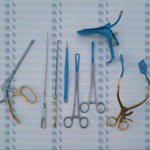 Juego de Obstetricia y Ginecología Espéculo, fórceps, retractores Leep, curetas Kevorkian ob gyne - Product Image 1