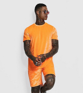 Conjunto de Pantalones Cortos y Camiseta de Felpa Personalizados de Lujo para Hombre, Ropa Deportiva Masculina, Conjuntos Unisex - Product Image 2