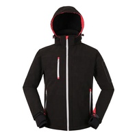 Veste à capuche en polyester imperméable et coupe-vent pour homme, couleur personnalisable, avec emplacement personnalisé sur le devant, prix usine bas, tissu réfléchissant