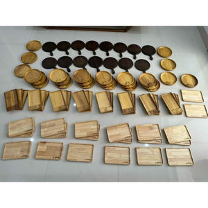 Prix usine personnalisé en gros plateau de service en bois plateau à café plateau en bois pour Restaurant café décoration de la maison - Product Image 4