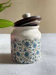 Tarro de Cerámica con Diseño Impreso Personalizado para Guardar Galletas, Bizcochos y Aperitivos, Tarro de Cerámica de Alta Calidad para la Organización de la Cocina - Product Image 2