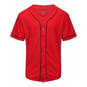 Maillot de baseball uni unisexe à manches courtes pour hommes et femmes S à 3XL - Product Image 4