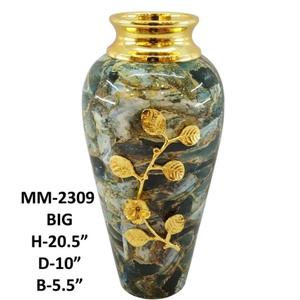 Florero de piso de lujo Diseño de pétalo de rosa de lujo Florero moderno Suministros para eventos Decoración de ocasiones de boda Macetas grandes Venta - Product Image 2