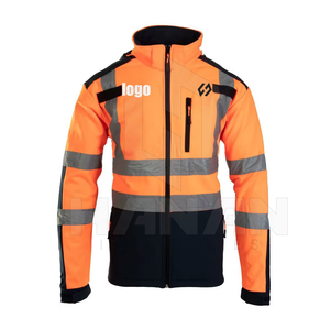 Veste de sécurité réfléchissante confortable et confortable pour toute la journée, ajustable, logo personnalisable, couleur fluorescente, support de logo personnalisé - Product Image 1