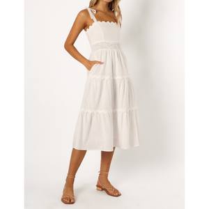 Vestidos Blancos para Mujer, Ropa de Moda con un Diseño Suave y Fluido, una Opción Contemporánea para el Guardarropa - Product Image 6