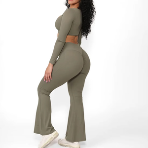 กางเกงยกกระชับก้นสำหรับผู้หญิงกางเกงโยคะฟิตเนสยิมสำหรับกลางแจ้ง - Product Image 6