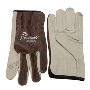 Factory Price Cowhide Leather Men Work Safety <b>Gloves</b> Industrial Construction Safety <b>Driver</b> <b>Gloves</b> - Product Image 5