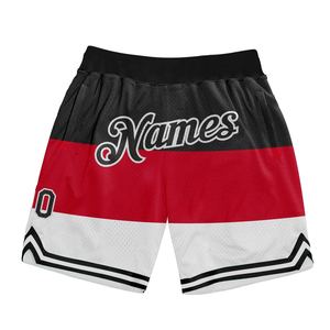 Industrie Direct Engro Sportswear Short de basket-ball confortable personnalisé noir néon vert-blanc authentique Throwback - Product Image 3