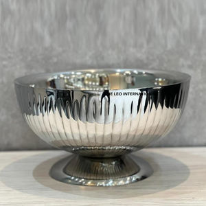 Serveur de fruits en métal d'excellente qualité, bol à 3 compartiments, vaisselle gratuite, décoration de table, bol à fruits au design luxueux - Product Image 5