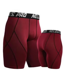 Pantalones cortos de compresión con logotipo personalizado de alta calidad, pantalones cortos atléticos para entrenamiento de gimnasio, pantalones cortos de levantamiento de pesas para hombres, pantalones cortos transpirables para gimnasio - Product Image 2