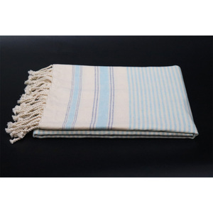 Serviette de Fouta Pareo Hammam en coton Serviette de Fouta en coton doux Conception personnalisée promotionnelle pour multi-usages - Product Image 2