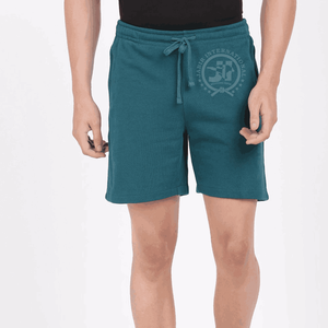 Pantalones cortos de verano OEM para hombre, logotipo personalizado impreso, algodón de rizo francés con cordón, estilo sólido, venta al por mayor, ropa de calle de verano - Product Image 1