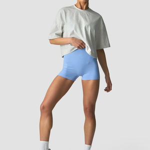 Diseña tu propio estilo, recién llegado, Camiseta corta de gran tamaño para mujer, ropa de calle, camiseta personalizada con etiqueta privada para mujer - Product Image 1