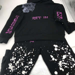 Sweats à capuche imprimés personnalisés en gros poids lourd 340GSM pull polaire sweat Streetwear commandes en gros surdimensionnées - Product Image 4