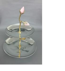 Soporte de Acero Inoxidable de 3 Niveles en Forma de Corazón para Cupcakes, Torre de Exhibición de Pasteles y Frutas, Bandeja de Repostería Reutilizable para Fiestas - Product Image 5