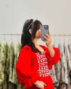 ชุดเดรสสตรีแบบอัฟกัน คูชี สีสันตามสั่ง คุณภาพสูง 100% ชุดลำลองและชุดออกงาน สไตล์อินเดีย บันจารา วินเทจ - Product Image 2