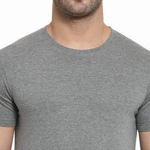 เสื้อยืดกีฬาระบายอากาศได้ดีเสื้อยืดออกกำลังกายสีเทาสำหรับผู้ชายผู้ใหญ่ - Product Image 6