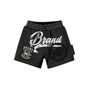 Conjunto Deportivo Personalizado Unisex de Algodón, Sudadera con Capucha y Pantalones Cortos, 2 Piezas, Estampado Serigrafiado, Estilo Holgado para Hombre - Product Image 6