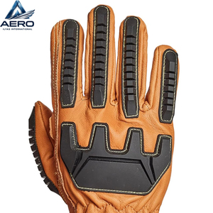Guantes Mecánicos Personalizados OEM con Protección Contra Impactos TPR, Palma de Cuero Sintético Resistente, Guantes de Seguridad Profesionales para Trabajo Pesado - Product Image 6