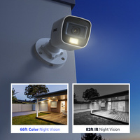 Caméra de sécurité analogique ANNKE 3K TVI à double éclairage, caméra bullet extérieure, IP67, résistante aux intempéries, surveillance vidéo CCTV avec audio
