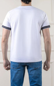 เสื้อยืดแฟชั่นสำหรับผู้ชายทรงหลวมสำหรับ100% 230GSM มาใหม่2025โลโก้แบบกำหนดเองได้ - Product Image 4