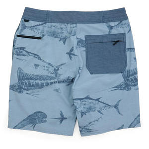 Shorts de pêche 100% coton, sublimation personnalisée, shorts de bain pour hommes, style décontracté, shorts de plage en polyester pour l'été - Product Image 6