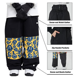 Pantalones Holgados de Lino para Hombre, Estilo Casual, Color Sólido, Cintura Elástica, Tendencia Urbana, Hip Hop, Hipster - Product Image 3