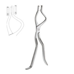 Tessier Disimpaction Forceps Instrument chirurgical en acier inoxydable Chirurgie ORL Pince en plastique Clip Diagnostic Produits opératoires - Product Image 1