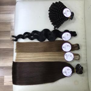 Gran oferta 2023, extensiones humanas, pelo liso doble, Marrón natural, pelo halo vietnamita, Rubio, fábrica mcsara - Product Image 4
